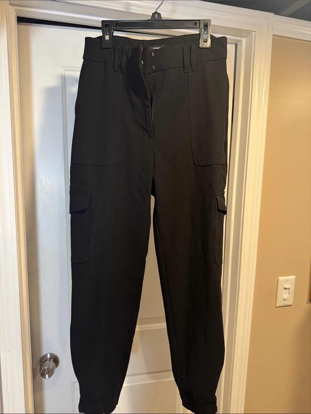 Express Black Cargo Dress Pants Size 6R